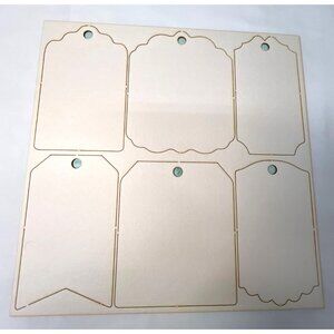 Mintay Chippies Chipboard Decor Elements Gift Tags  MT-CHIP1-D7 Holiday